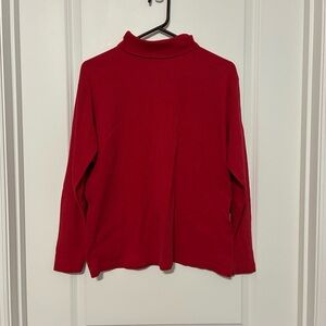 4/$25 Bobbie Brooks Vibrant Red Turtleneck Women’s Large